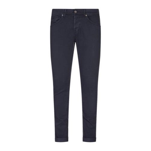 Dondup Blå Skinny Fit Five-Pocket Byxor Blue, Herr