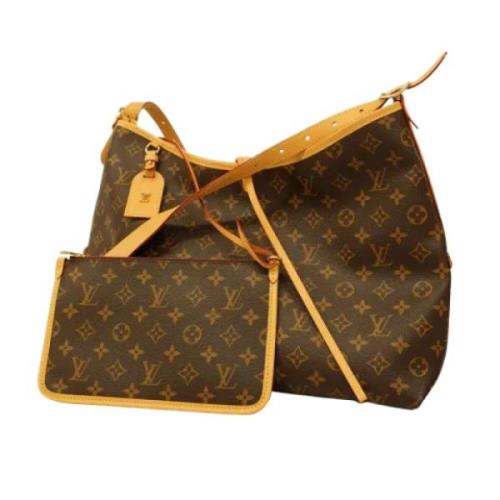 Louis Vuitton Vintage Pre-owned Tyg louis-vuitton-vskor Brown, Dam