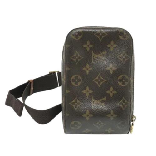 Louis Vuitton Vintage Pre-owned Tyg louis-vuitton-vskor Brown, Dam