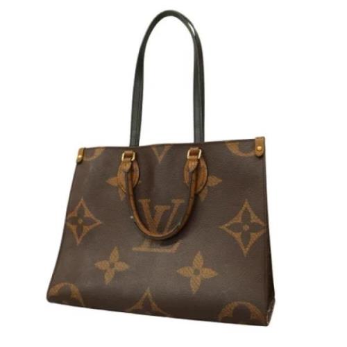 Louis Vuitton Vintage Pre-owned Tyg louis-vuitton-vskor Brown, Dam