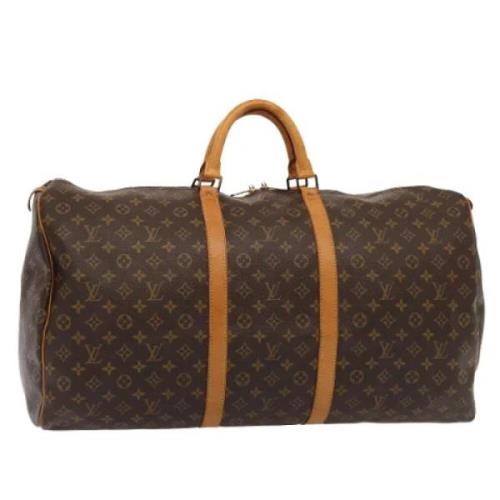 Louis Vuitton Vintage Pre-owned Canvas handvskor Brown, Dam