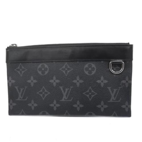 Louis Vuitton Vintage Pre-owned Tyg louis-vuitton-vskor Black, Dam