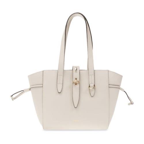 Furla Net Small shopper väska Beige, Dam