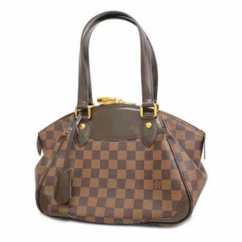 Louis Vuitton Vintage Pre-owned Tyg louis-vuitton-vskor Brown, Dam