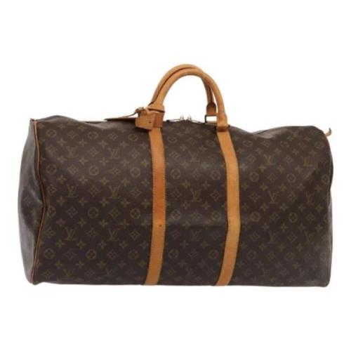 Louis Vuitton Vintage Pre-owned Canvas handvskor Brown, Dam