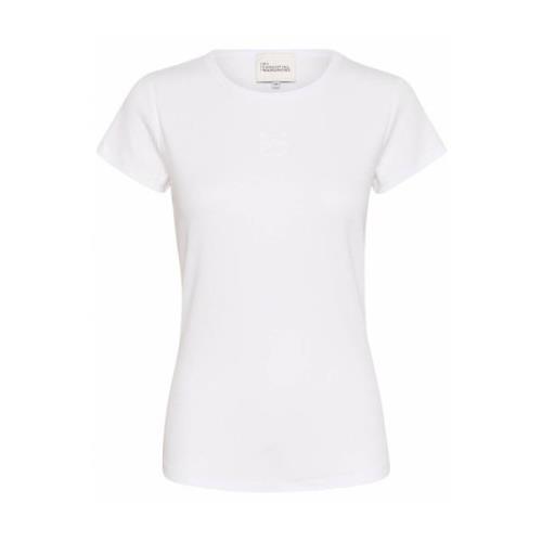 My Essential Wardrobe Klassisk T-shirt MandyMW White, Dam