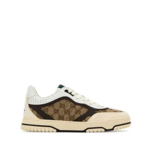 Gucci Vita canvas sneakers med Web-Stripe Multicolor, Herr