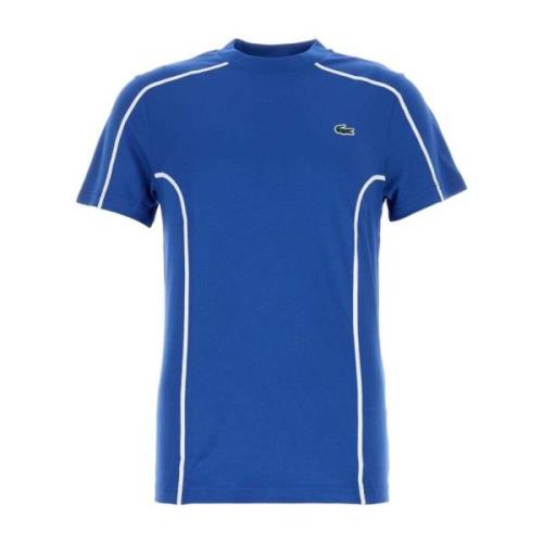 Lacoste Stilren Blå Polyester T-shirt Blue, Herr