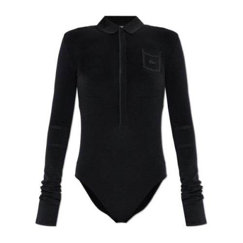 Lacoste Bodysuit med Logo Black, Dam