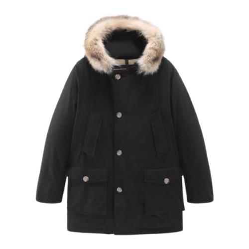 Woolrich Arktisk Avtagbar Päls Parka Black, Herr