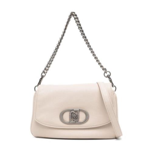 Liu Jo Beige Faux Läder Axelväska Beige, Dam