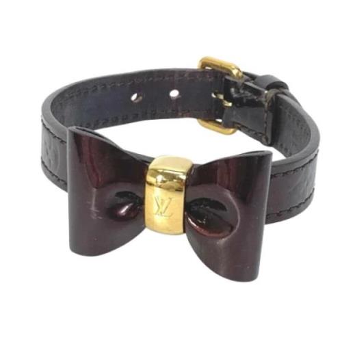 Louis Vuitton Vintage Pre-owned Tyg armband Purple, Dam