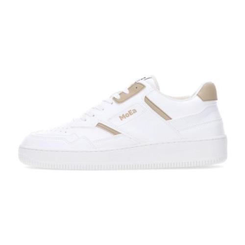 MoEa Låg Sneaker Beige White, Herr