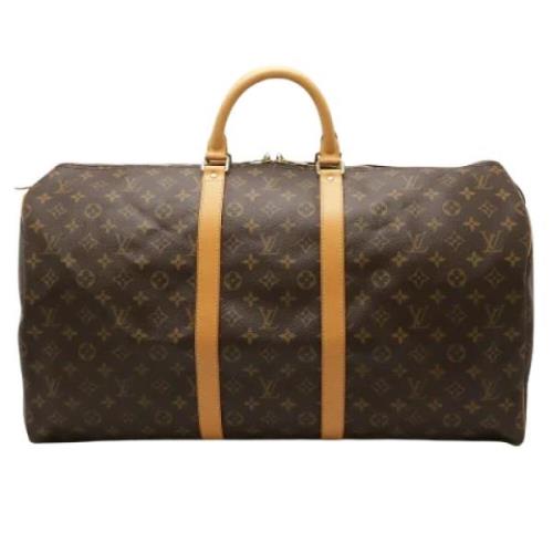 Louis Vuitton Vintage Pre-owned Tyg louis-vuitton-vskor Brown, Dam