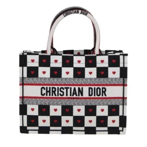 Dior Vintage Pre-owned Canvas totevskor Black, Dam