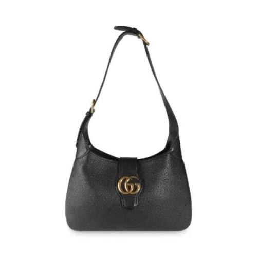 Gucci Vintage Pre-owned Laeder crossbodyvskor Black, Dam