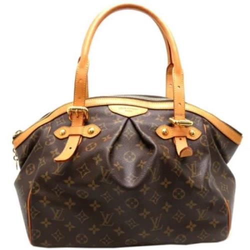 Louis Vuitton Vintage Pre-owned Tyg louis-vuitton-vskor Brown, Dam