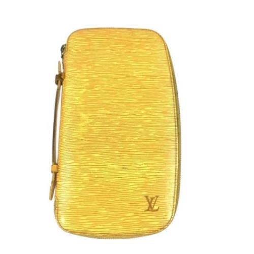 Louis Vuitton Vintage Pre-owned Laeder plnbcker Yellow, Dam