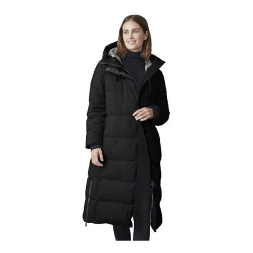 Junge Lång Pufferjacka Kimberly Comfort Fit Black, Dam