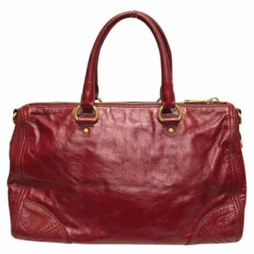 Prada Vintage Pre-owned Laeder prada-vskor Red, Dam