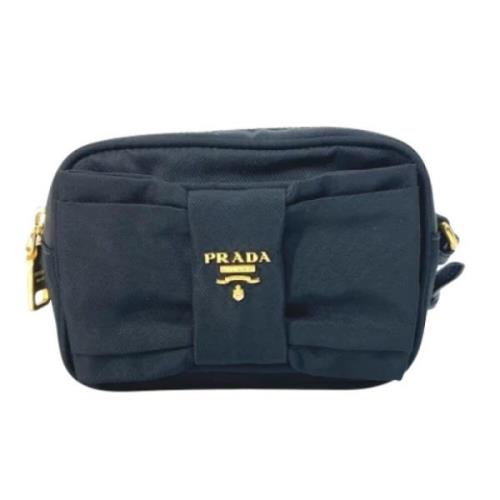 Prada Vintage Pre-owned Tyg prada-vskor Black, Dam