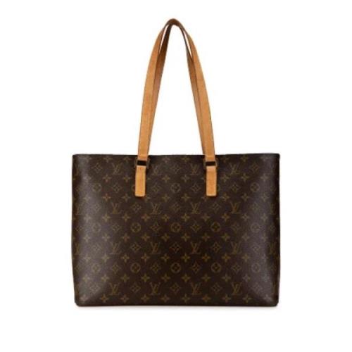 Louis Vuitton Vintage Pre-owned Canvas axelremsvskor Brown, Dam