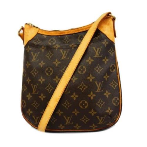 Louis Vuitton Vintage Pre-owned Tyg louis-vuitton-vskor Brown, Dam