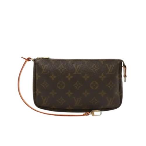 Louis Vuitton Vintage Pre-owned Tyg louis-vuitton-vskor Brown, Dam