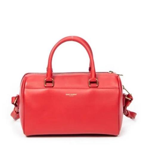 Yves Saint Laurent Vintage Pre-owned Laeder handvskor Red, Dam