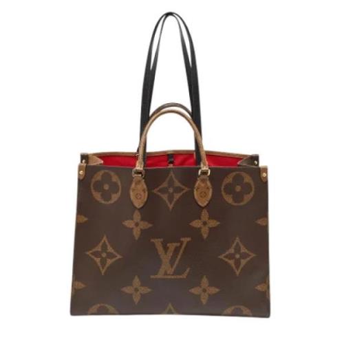 Louis Vuitton Vintage Pre-owned Canvas totevskor Brown, Dam