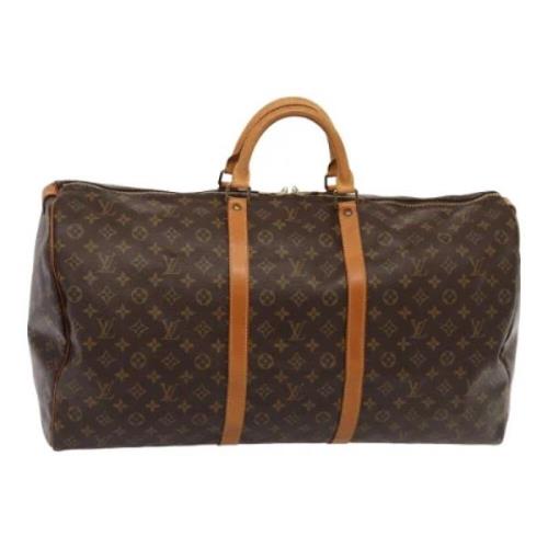 Louis Vuitton Vintage Pre-owned Canvas handvskor Brown, Dam