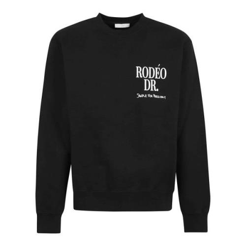 1989 Studio Svart Sweatshirt Aw24 Herrmode Black, Herr