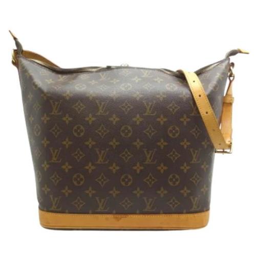 Louis Vuitton Vintage Pre-owned Tyg louis-vuitton-vskor Brown, Dam