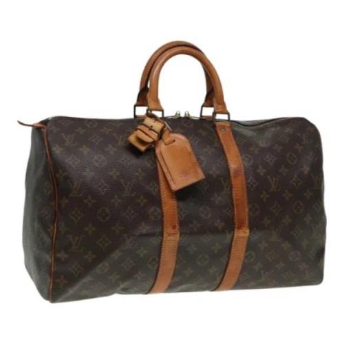 Louis Vuitton Vintage Pre-owned Canvas resvskor Brown, Dam