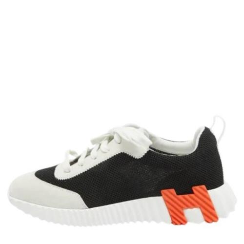 Hermès Vintage Pre-owned Mesh sneakers Black, Dam