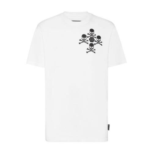 Philipp Plein Unik Herr T-shirt med Aadcmtk7786Pjy002N01 Design White,...