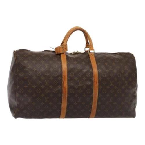 Louis Vuitton Vintage Pre-owned Canvas handvskor Brown, Dam