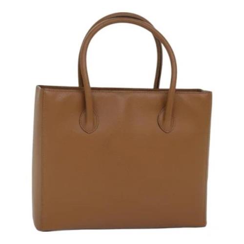 Celine Vintage Pre-owned Laeder handvskor Brown, Dam