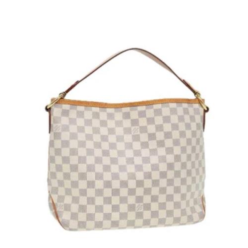 Louis Vuitton Vintage Pre-owned Canvas louis-vuitton-vskor White, Dam