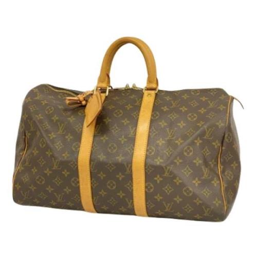 Louis Vuitton Vintage Pre-owned Canvas resvskor Brown, Dam