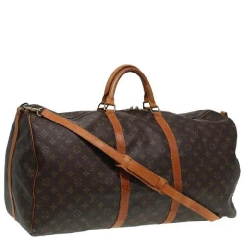 Louis Vuitton Vintage Pre-owned Canvas handvskor Brown, Dam