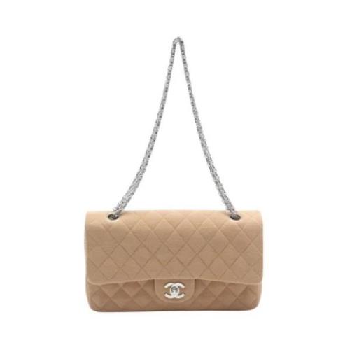 Chanel Vintage Pre-owned Bomull chanel-vskor Beige, Dam