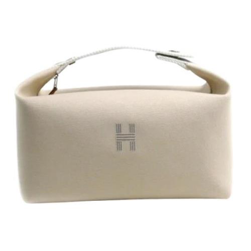 Hermès Vintage Pre-owned Tyg handvskor Beige, Dam