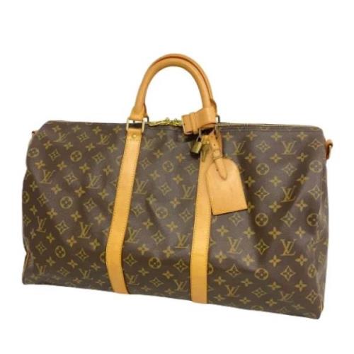 Louis Vuitton Vintage Pre-owned Canvas resvskor Brown, Dam