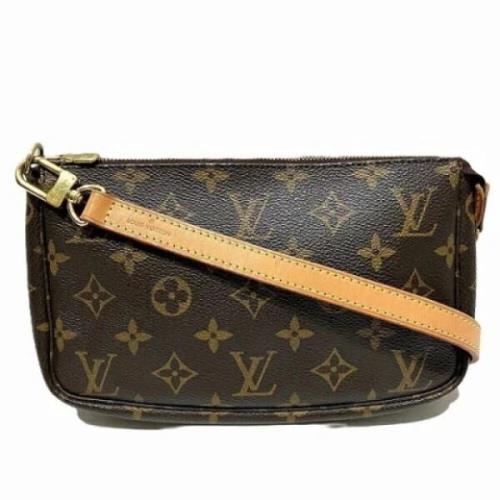 Louis Vuitton Vintage Pre-owned Tyg louis-vuitton-vskor Brown, Dam