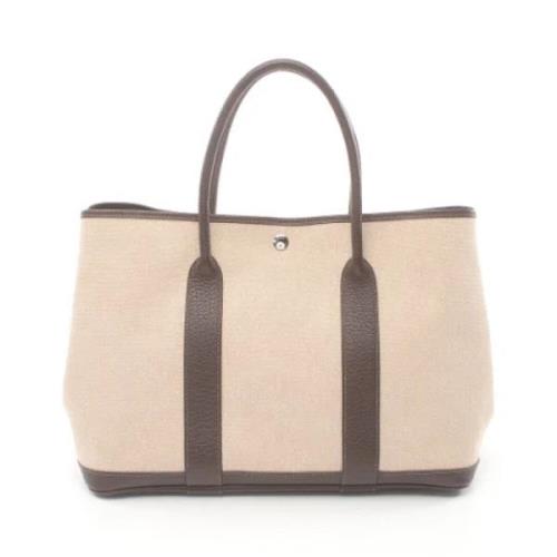 Hermès Vintage Pre-owned Laeder handvskor Beige, Dam