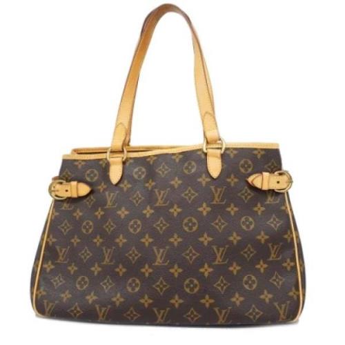 Louis Vuitton Vintage Pre-owned Tyg louis-vuitton-vskor Brown, Dam