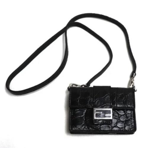 Fendi Vintage Pre-owned Tyg fendi-vskor Black, Dam