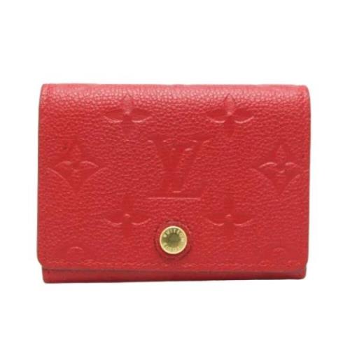 Louis Vuitton Vintage Pre-owned Tyg plnbcker Red, Dam