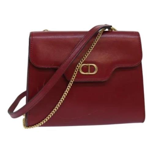 Dior Vintage Pre-owned Laeder dior-vskor Red, Dam